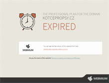 Tablet Screenshot of kotcepropsy.cz
